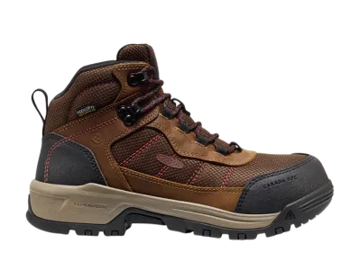 KEEN Women's Skokie Hiker Waterproof Work Boot "Bison/Black"