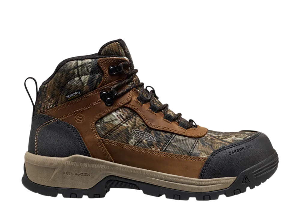 KEEN Skokie Hiker Waterproof Work Boots "Camo/Black"