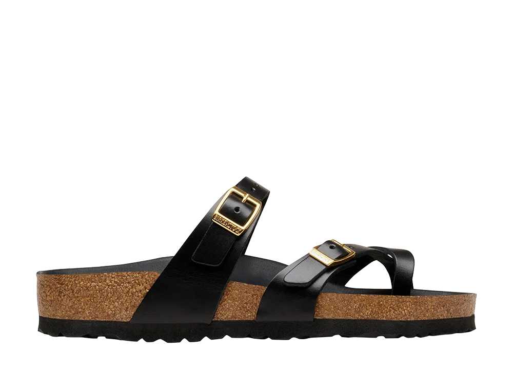 BIRKENSTOCK Women's Mayari "Black New Dressy Leather"