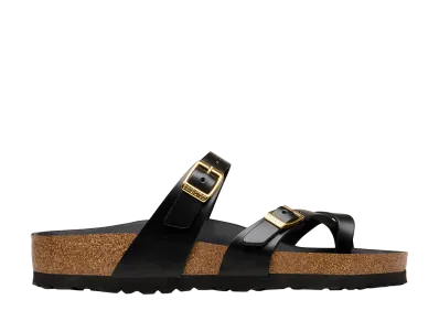 BIRKENSTOCK Women's Mayari "Black New Dressy Leather"