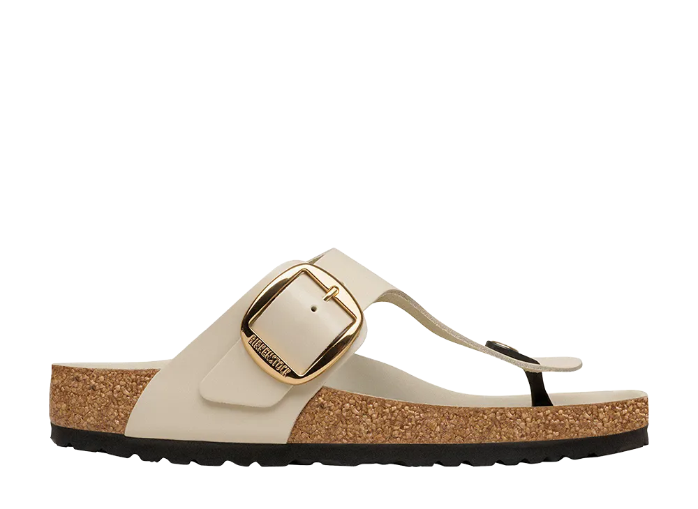 BIRKENSTOCK Women's Gizeh Big Buckle "High Shine Oyster"