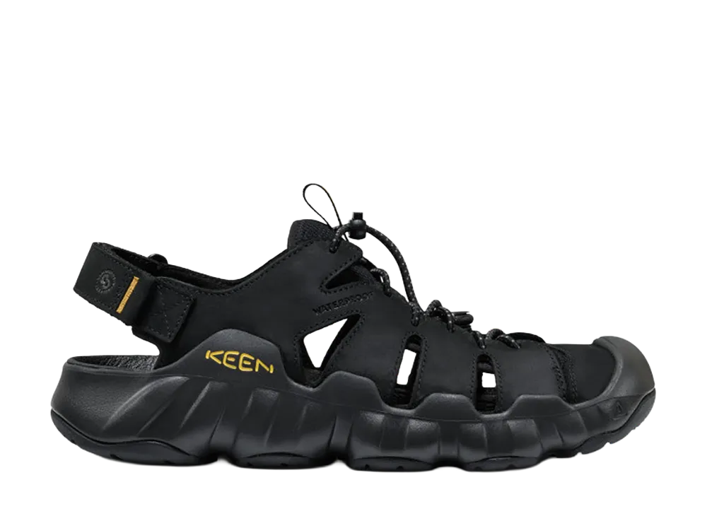 KEEN Hyperport Fisherman Leather "Black/Keen Yellow"
