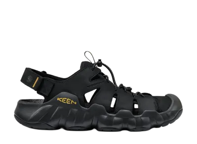 KEEN Hyperport Fisherman Leather "Black/Keen Yellow"
