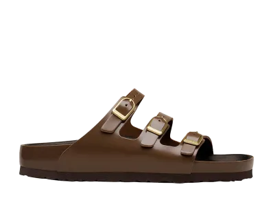 BIRKENSTOCK Women's Florida "High Shine Carafe/Black"