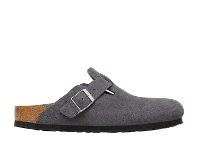 BIRKENSTOCK Boston Soft Footbed "Charcoal" (417 EDIFICE/SLOBE IENA Japan Exclusive Release)