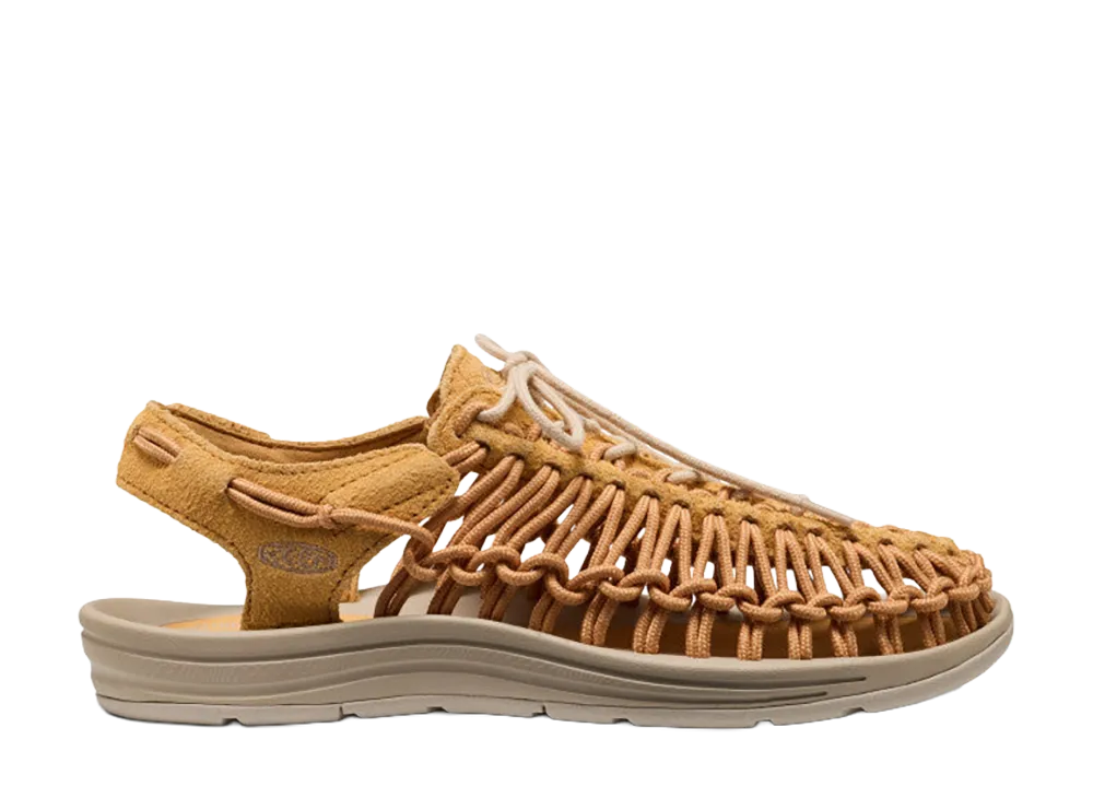 KEEN Uneek Leather "Oak Buff/Plaza Taupe"