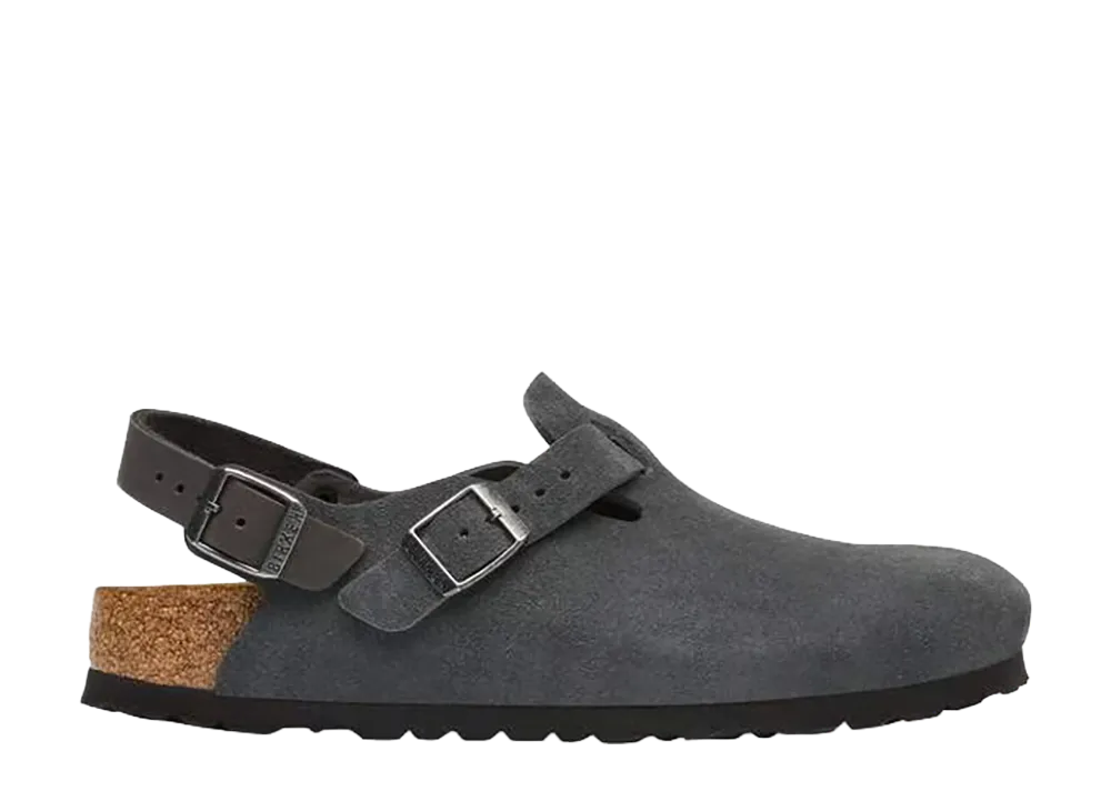 BIRKENSTOCK Tokio Suede "Charcoal"