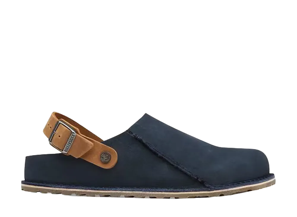 BIRKENSTOCK Lutry Premium "New Navy/Cognac"