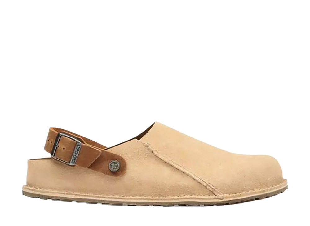 BIRKENSTOCK Lutry Premium "Sandcastle/Cognac"