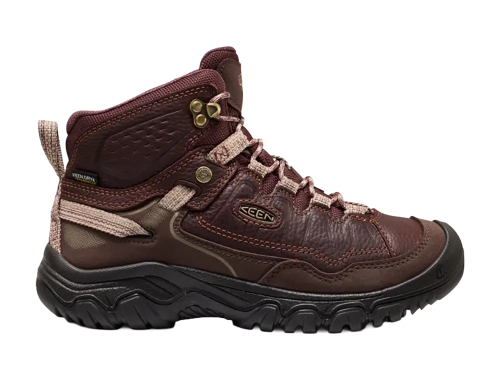 KEEN Women's Targhee 4 Mid Waterproof "Tumbled Chocolate"