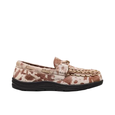KEEN Uneek Loafer "Nocturnal Cow Red"