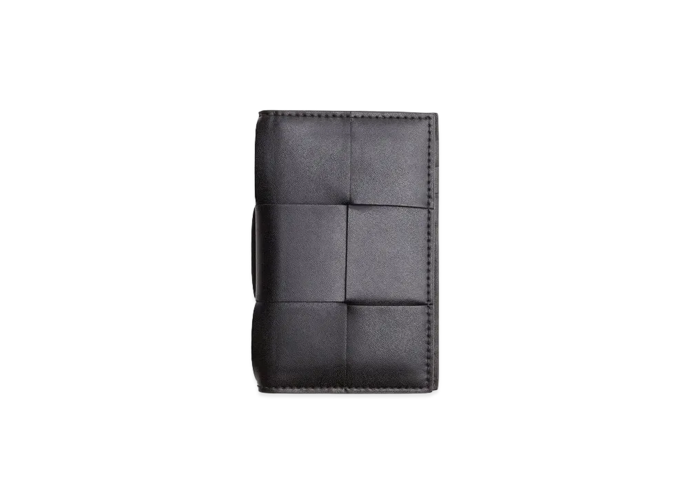 Bottega Veneta Flap Card Holder "Black"