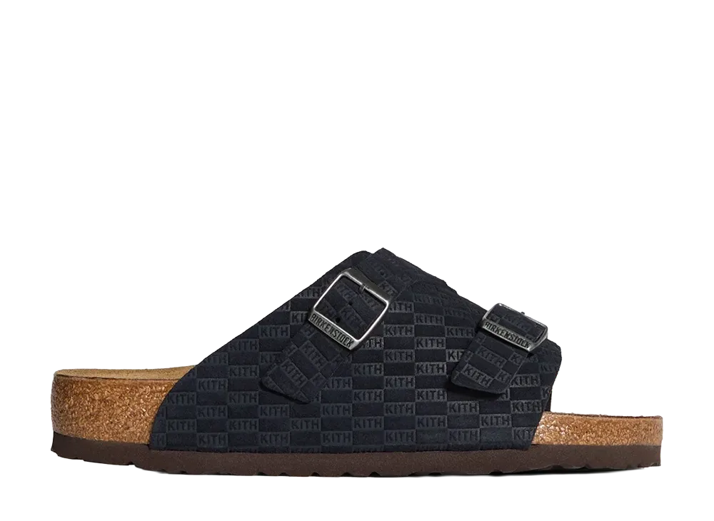 KITH x BIRKENSTOCK Zurich Deboss "Midnight"