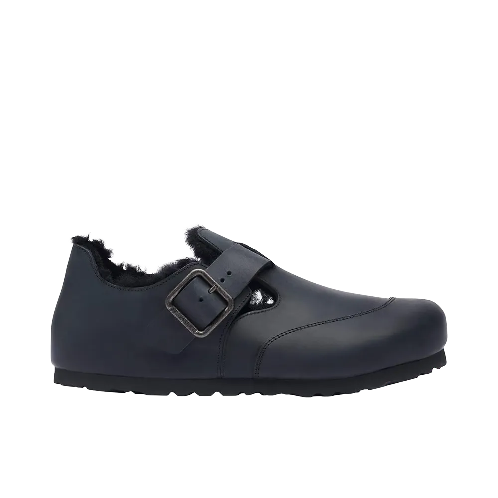 BIRKENSTOCK London Shearling South Pole "Black"