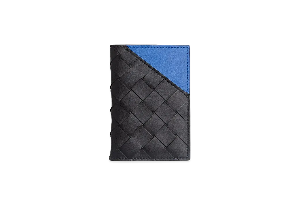 Bottega Veneta Flap Card Holder "Black"