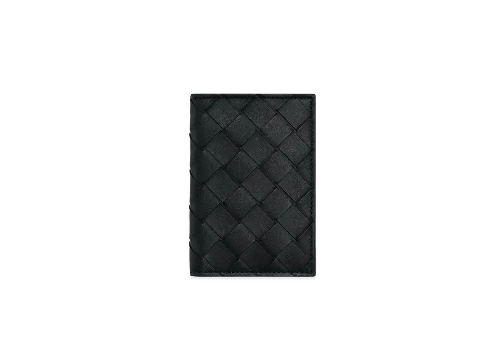 Bottega Veneta Flap Card Holder "Black"