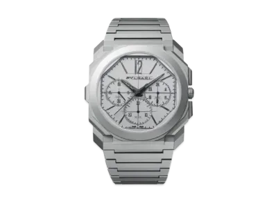BVLGARI Octo Finissimo Chrono GMT 10th "Gray/Titanium/Silver"