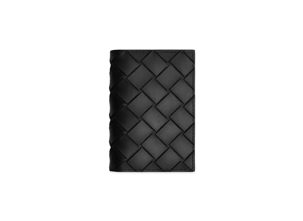 Bottega Veneta Flap Card Holder "Black"