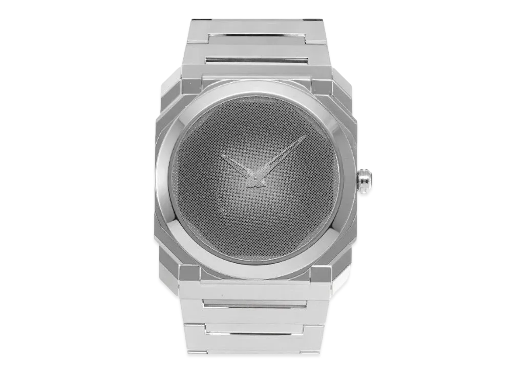 BVLGARI Octo Finissimo Kazuyo Sejima "Metallic Dot Silver/Stainless Steel/Silver"