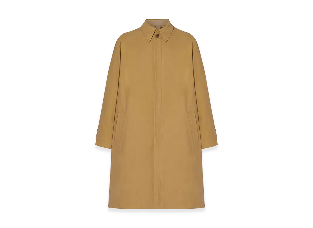 The Row Parmas Cotton and Cashmere Coat "Dark Sand"