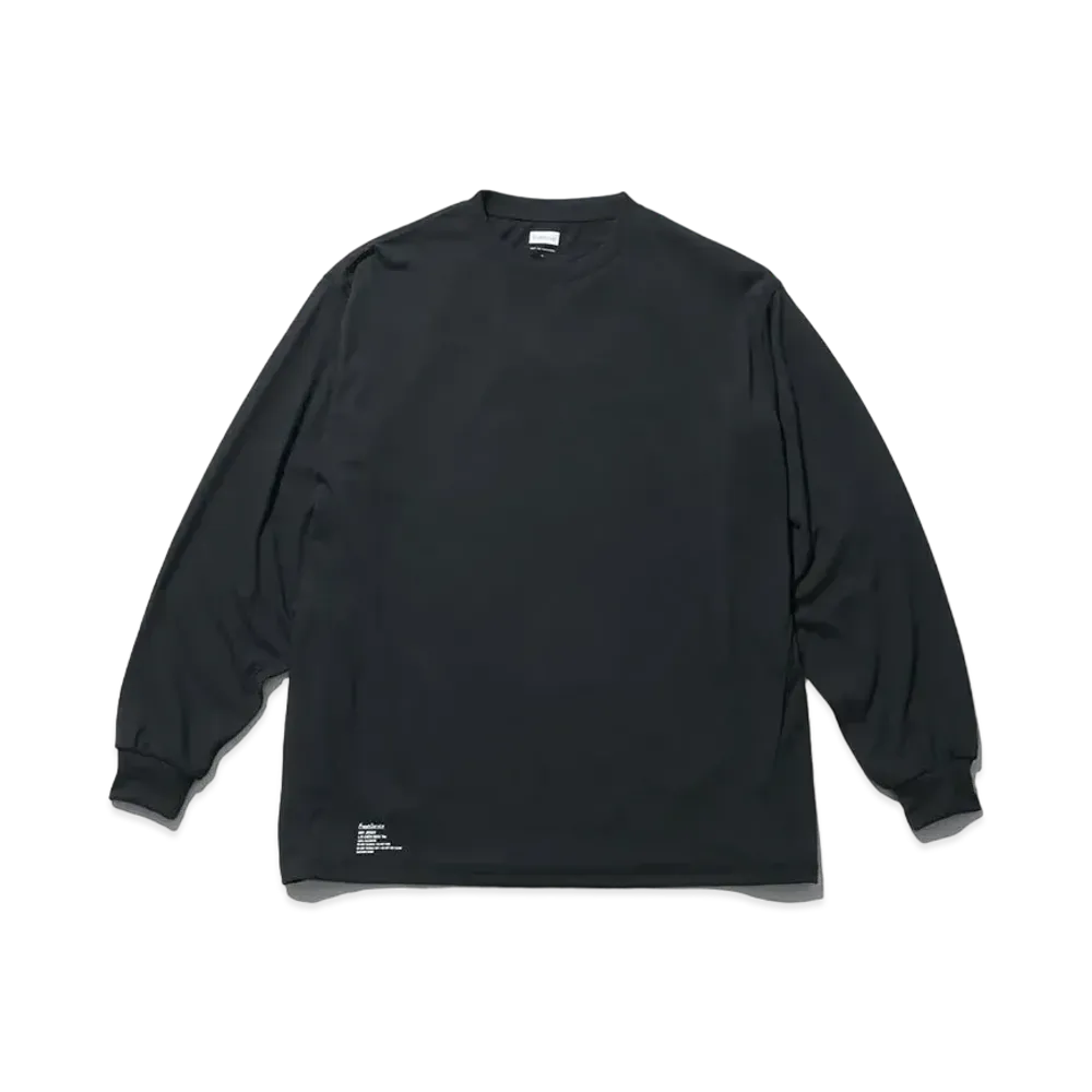 FreshService Dry Jersey L/S Crew Neck Tee "Black"