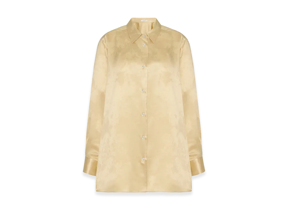 The Row Women's Takara Silk Shirt "Sand"