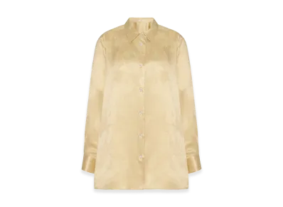 The Row Women's Takara Silk Shirt "Sand"