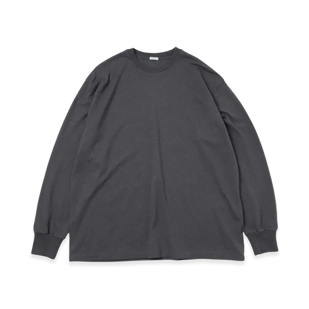 A.PRESSE Cashmere Blend L/S T-Shirt "Charcoal"