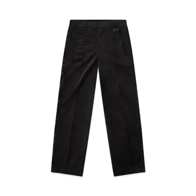 RHUDE Velvet Track Pant "Black"