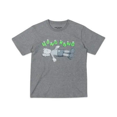 KAWS HOLIDAY Hong Kong T-shirt "Grey"