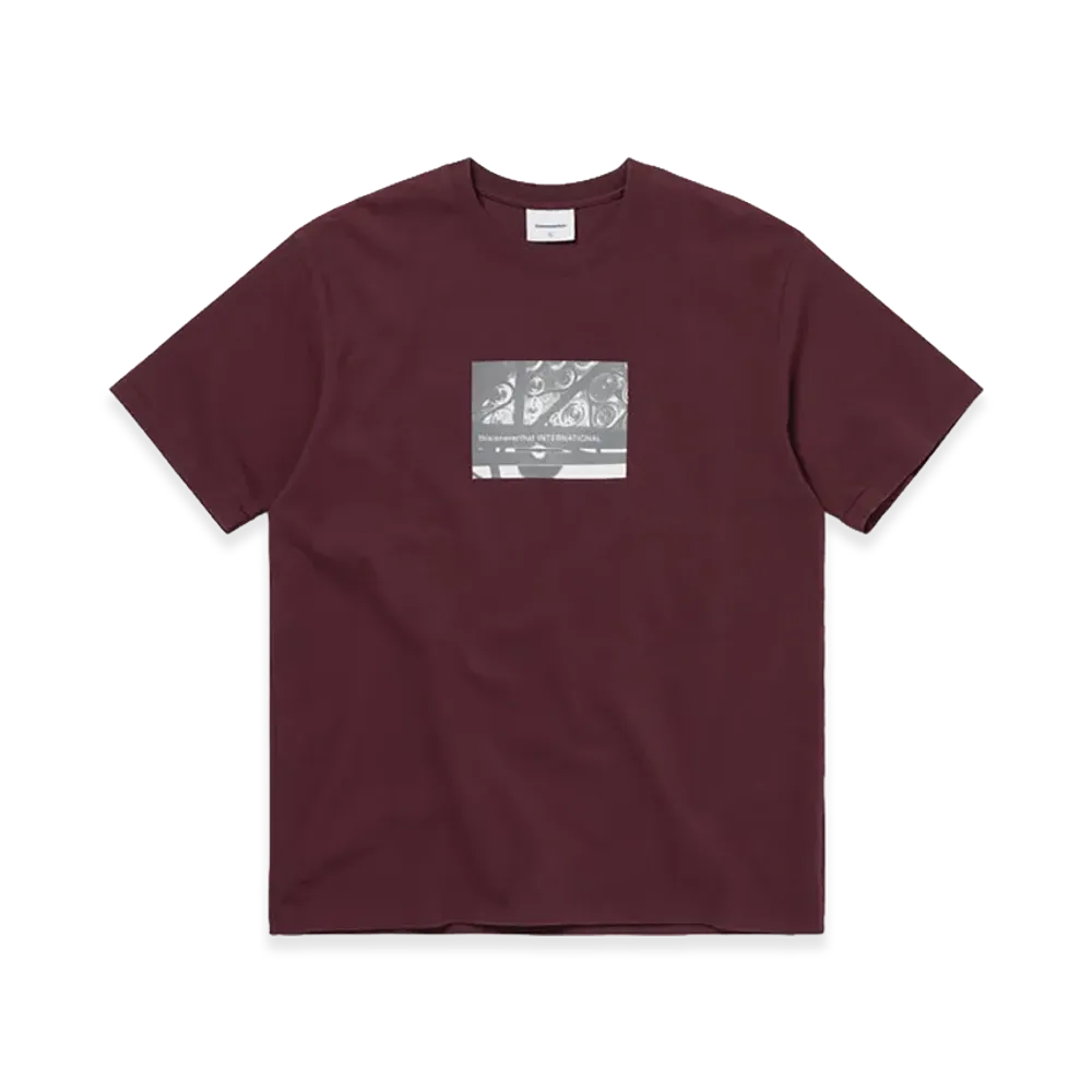 thisisneverthat Capture Tee "Burgundy"