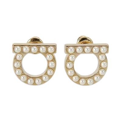 Salvatore Ferragamo Earrings Women "Gold"