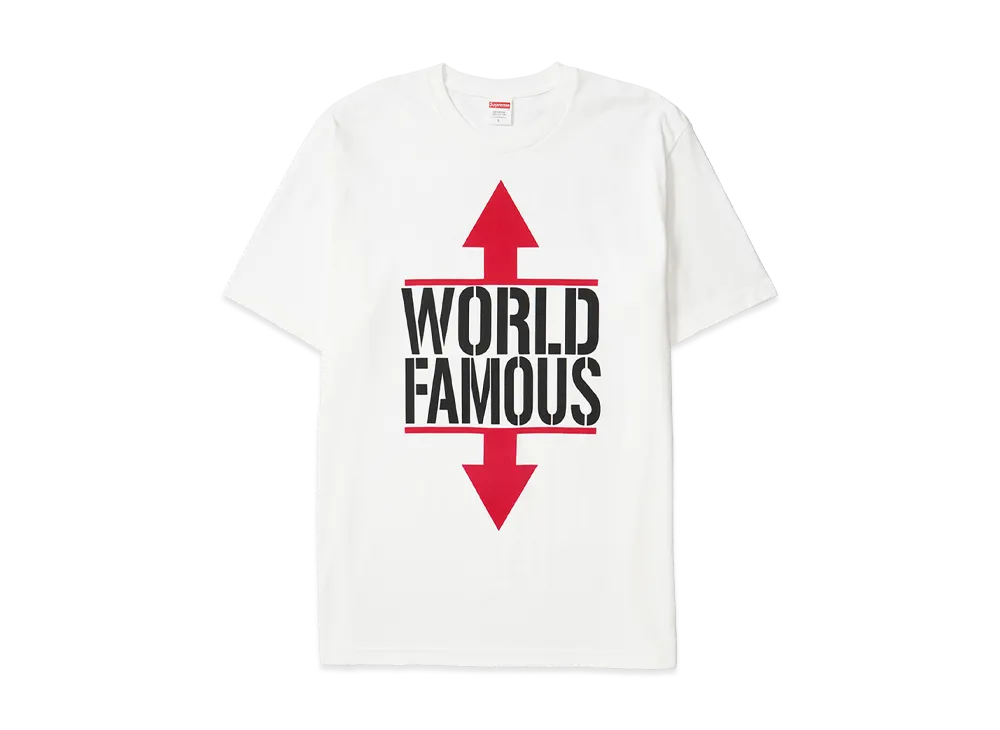 Supreme World Famous Tee "White"