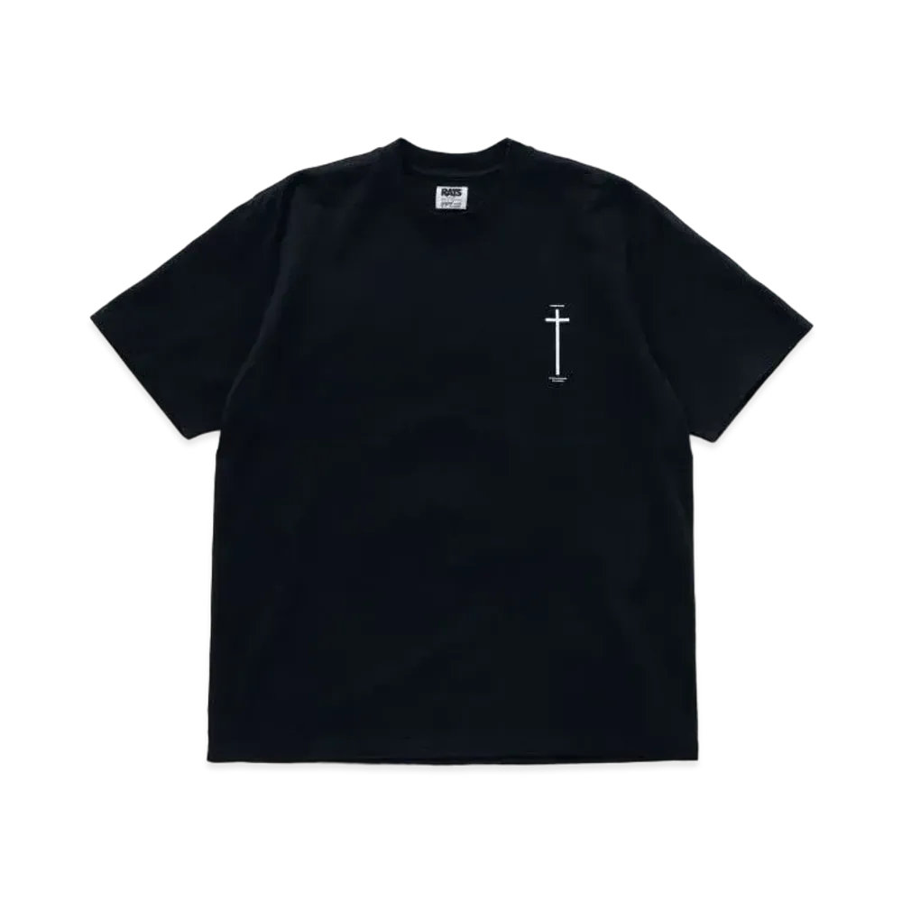 RATS Cross Tee "Black"