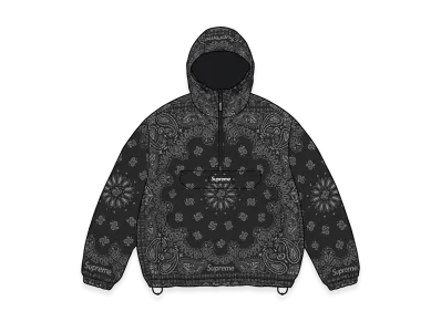 Supreme Reflective Bandana Anorak "Black"