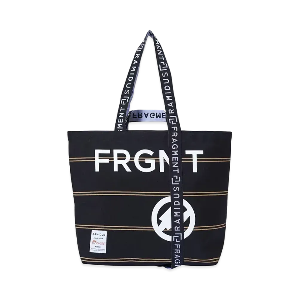 FRAGMENT x RAMIDUS TOTE BAG (L) "Black Yellow"