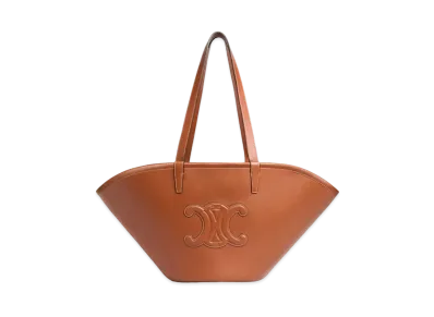 CELINE Medium Couffin Cuir Triomphe In Smooth Calfskin "Tan"