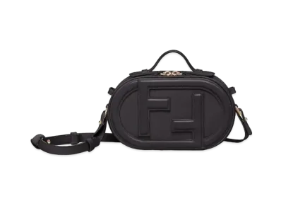 FENDI Aurock Camera Case Small Leather Mini Bag "Black"