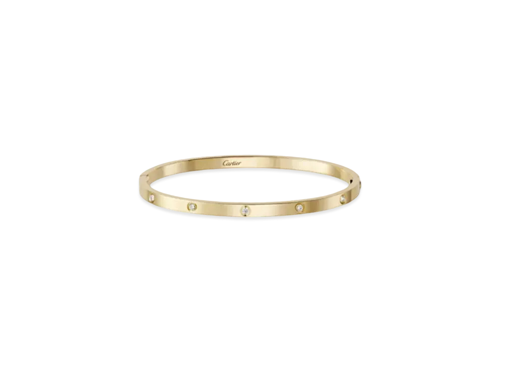 Cartier Love Bracelet, Small Model, 10 Diamonds