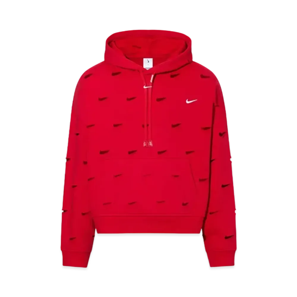 Nike x Jacquemus Le Hoodie Swoosh "Dark Red"