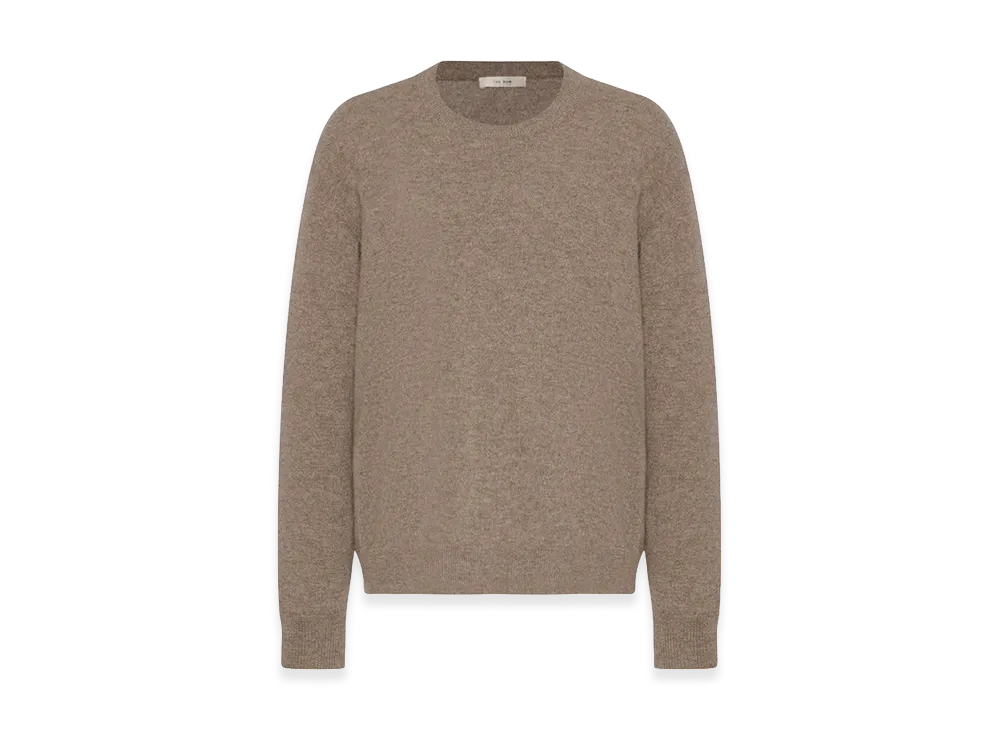 The Row Women's Misael Cashmere Sweater "Light Pebble"