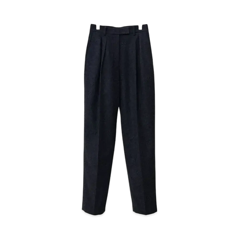 Ernie Palo Wool Fannel Slacks (Femme) "Gray"