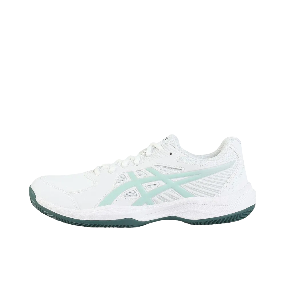 Asics Court Slide 4 CLAY/OC "White/Cloud Moss"