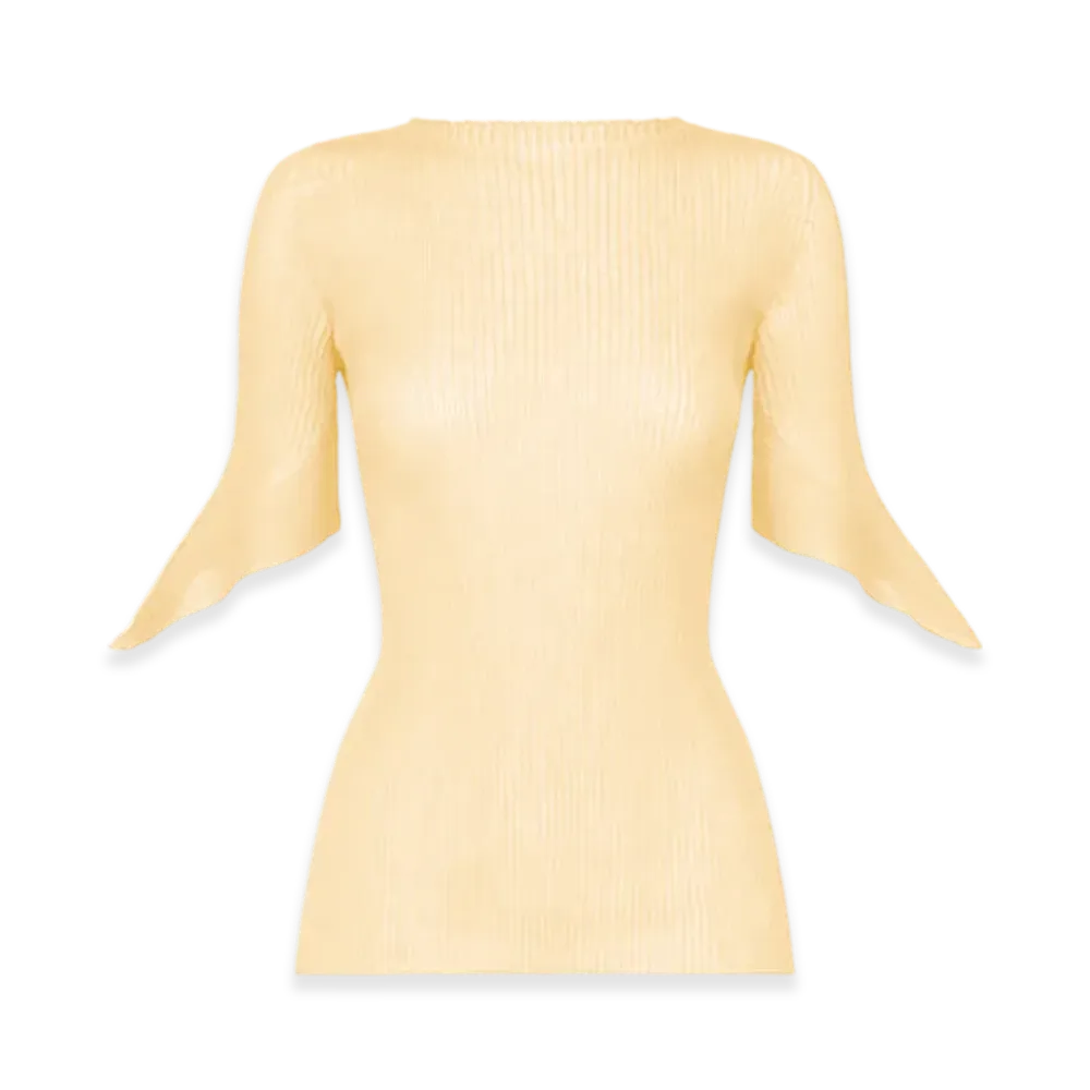 ISSEY MIYAKE Spikelet Knit "KouzoIvory"