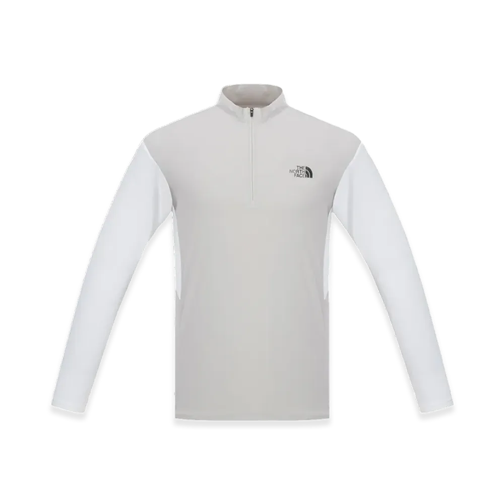 The North Face Iceday L/S Zip T-Shirt - 25SS "Ice Gray"