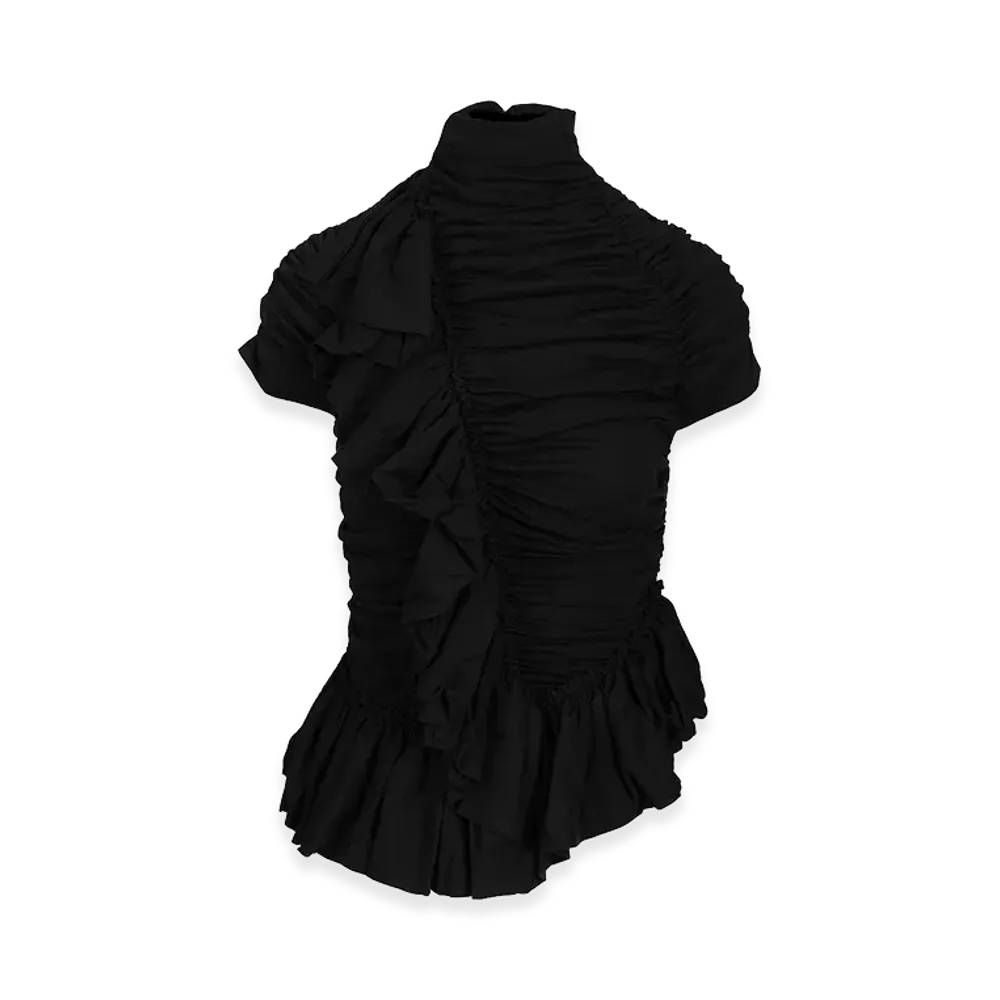 DRIES VAN NOTEN Women's Top Huichi In Jersey "Black"