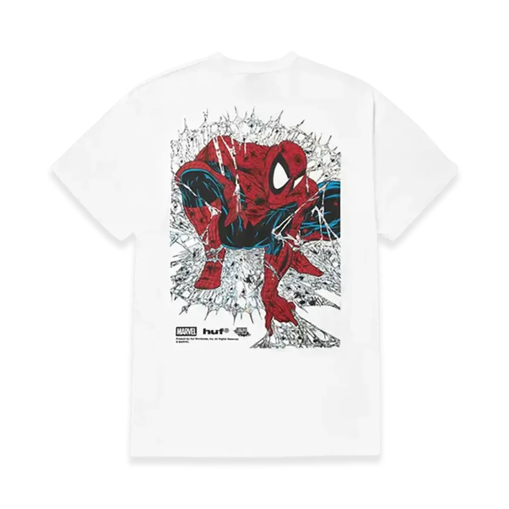 HUF x MARVEL SPIDER-MAN Arachknight Tee "White"
