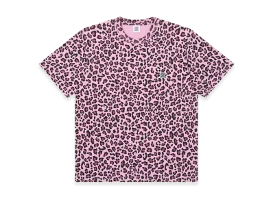 BlackEyePatch Leopard Patterned Small OG Tee "Pink"