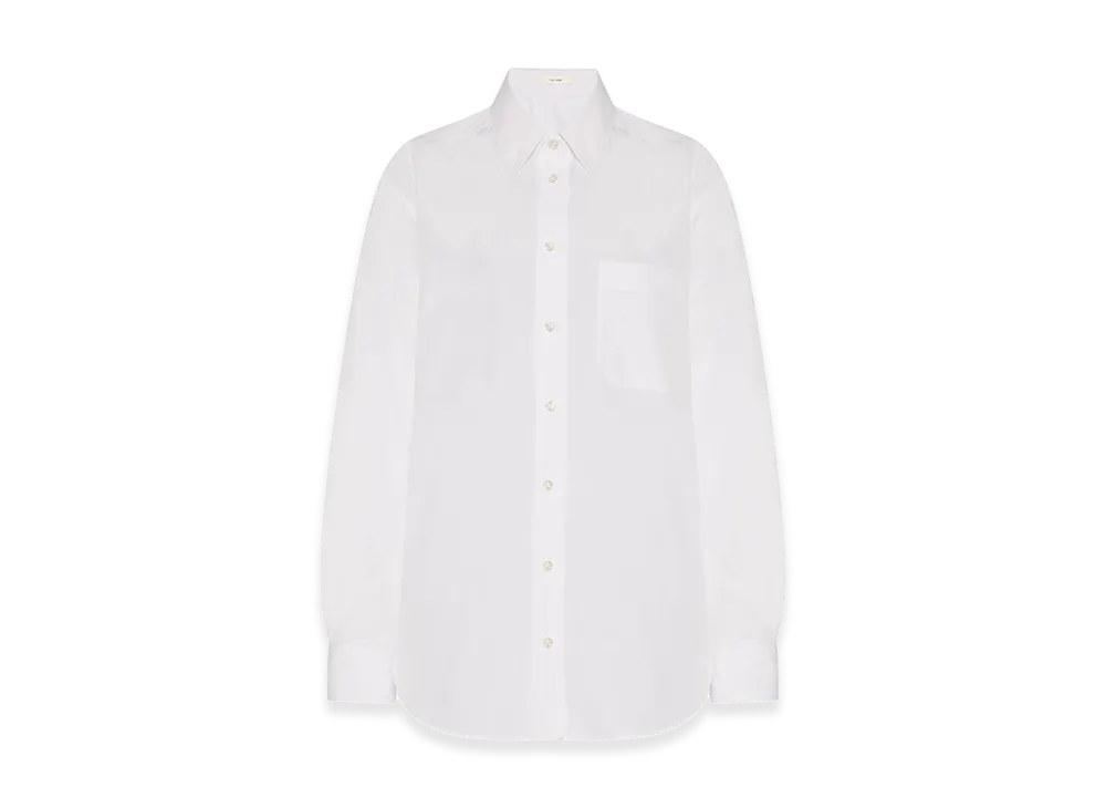 The Row Women's Gavina Cotton Shirt "White"