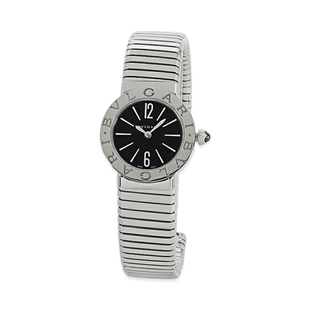 BVLGARI Women's Quartz Tubogas Bracelet 26mm "Silver/"